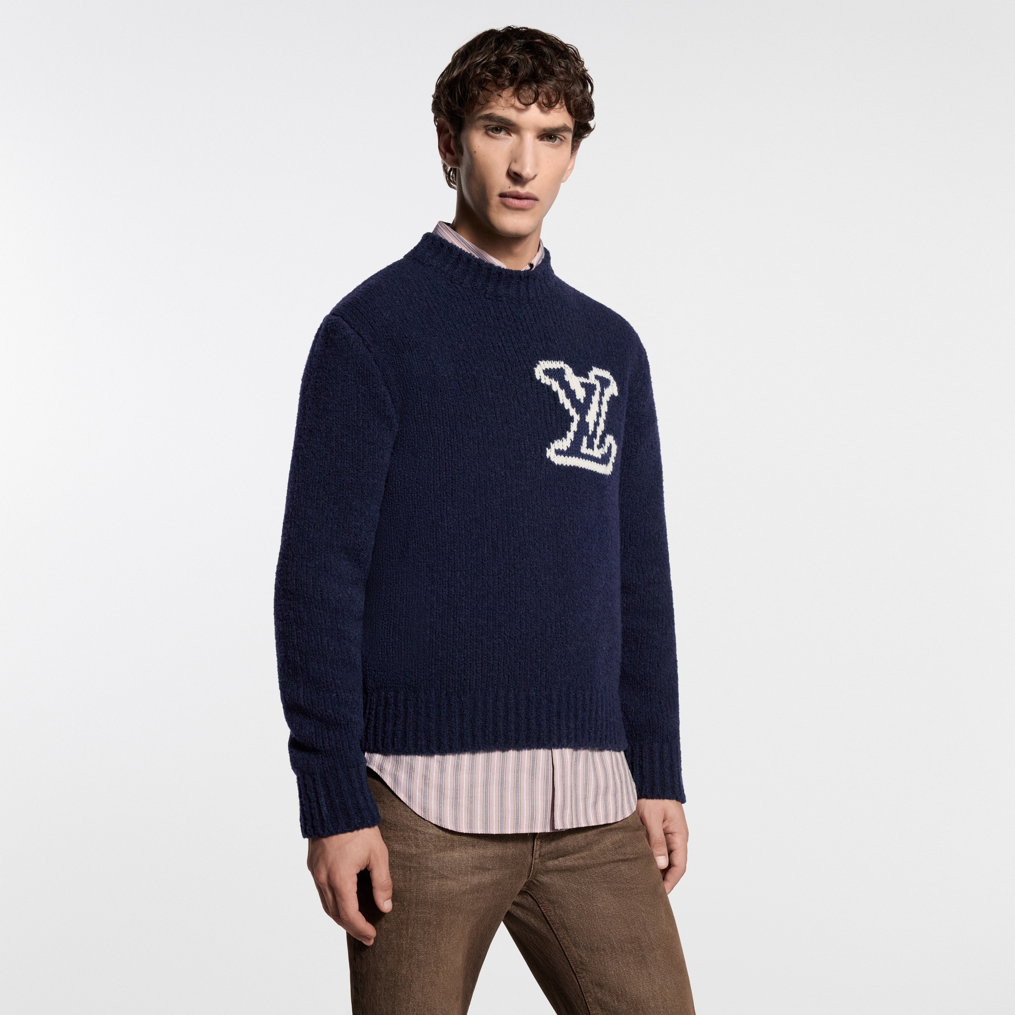 LV Intarsia Crewneck - Valentine's Day Gifts for Him | LOUIS VUITTON